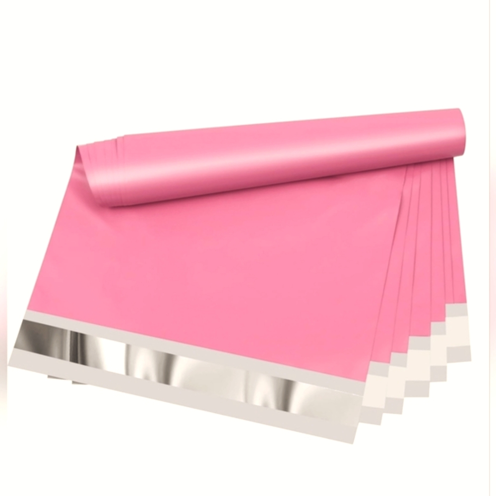 (20) Salmon Pink Self Seal Poly Mailers | 10" x 13"